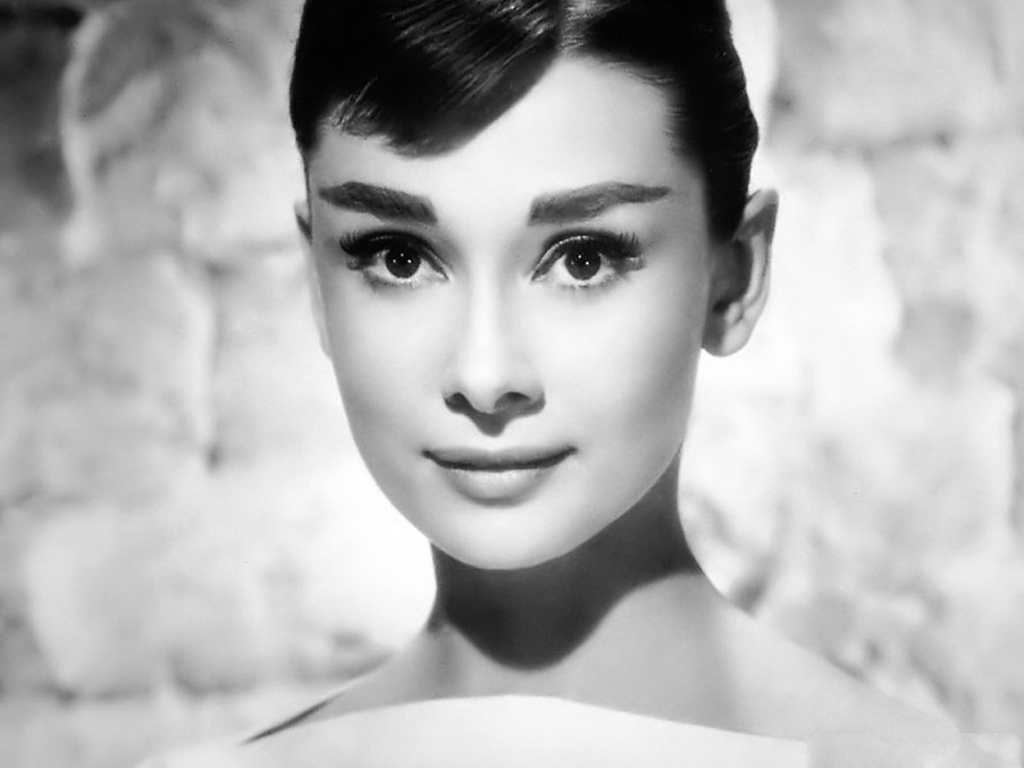 Close-up of Audrey Hepburn