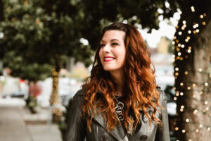 Mellicia Marx with hair styled by Pinup Salon